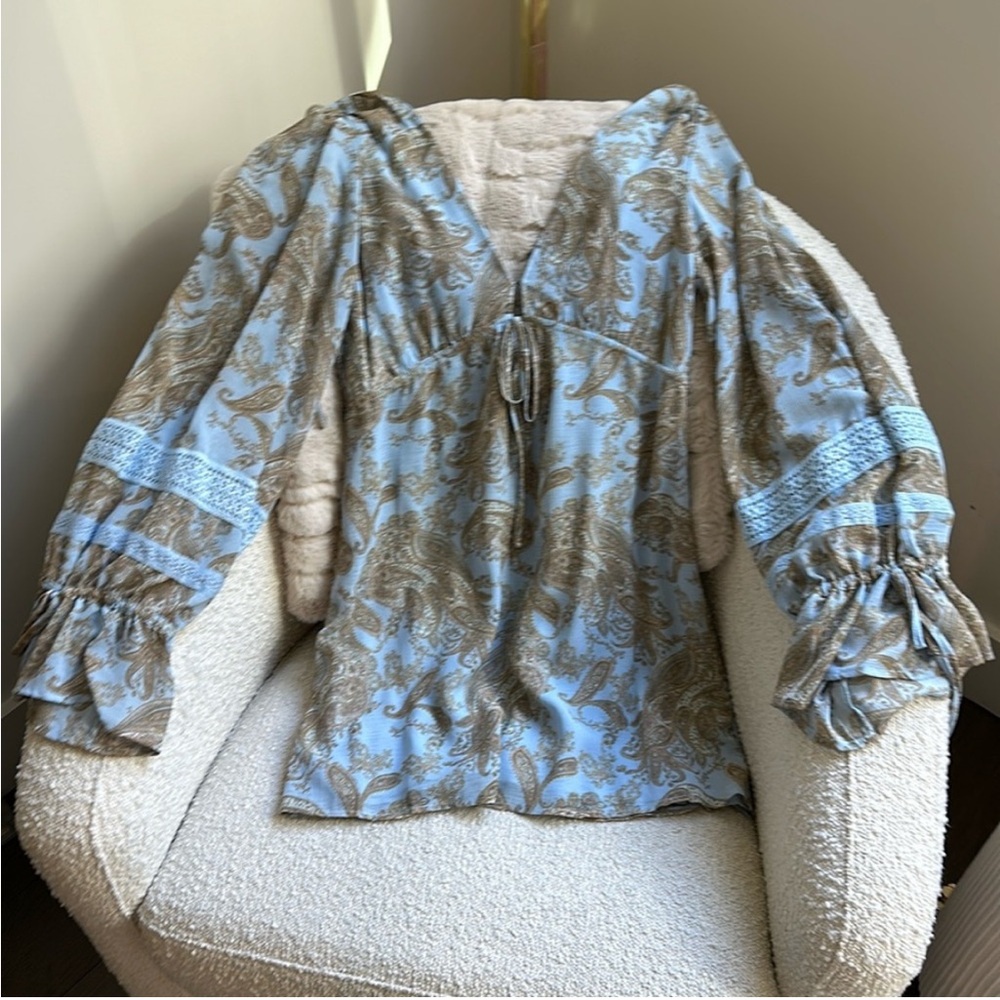 Urban Outfitters Blue Paisley dress